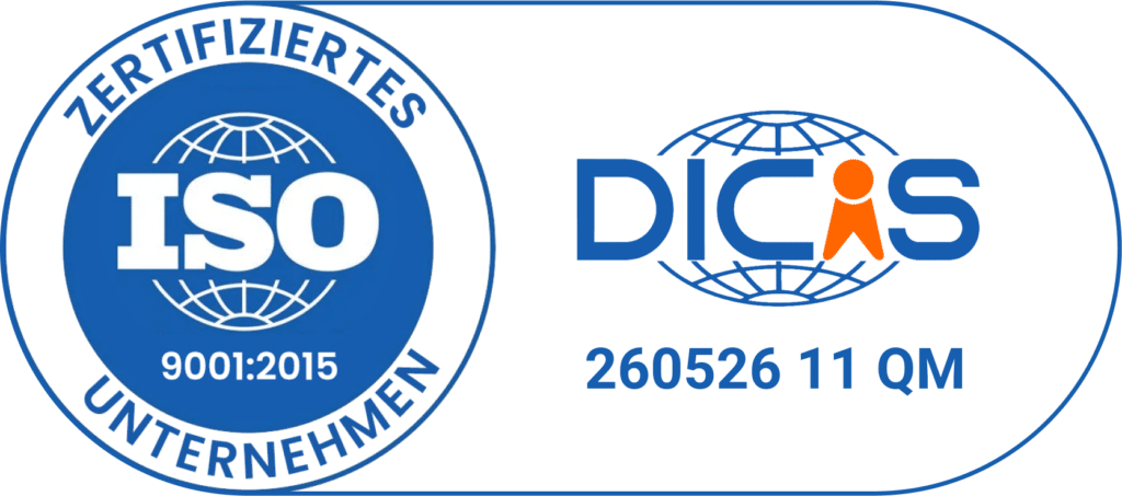 ISO9001 Qualitätssiegel für l.i.d. [lid] als digitaler Weiterbildungsanbieter. l.i.d. stellt damit unter Beweis, dass Qualität in jeder Phase gelebt und umgesetzt wird.