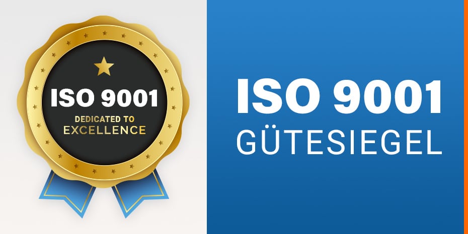 ISO 9001 Gütesiegel